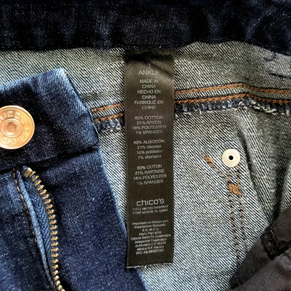 Chicos Denim So slimming girlfriend ankle jean - Picture 4 of 6